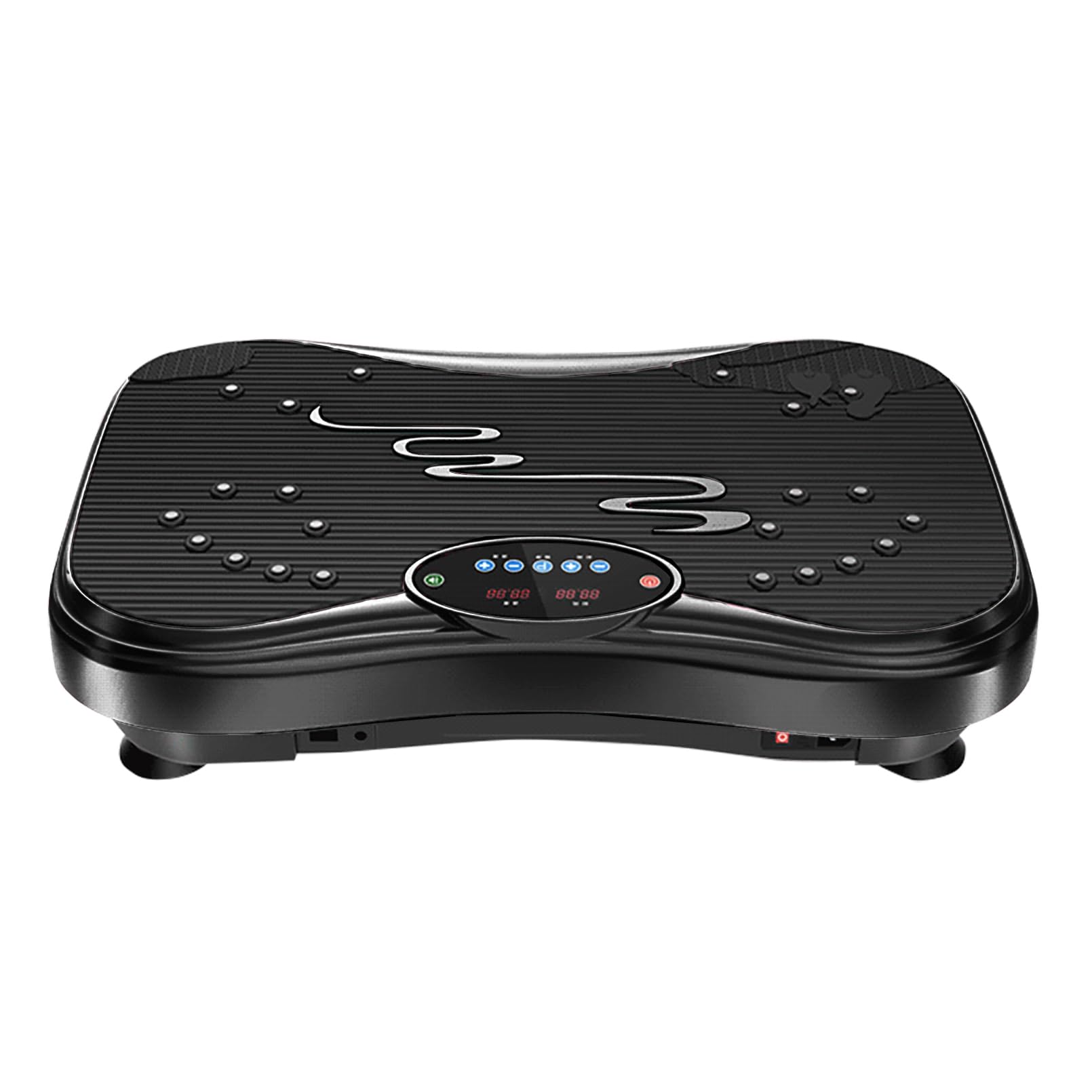 Photo 1 of NIMTO Vibration Plate Exercise Machine Whole Body Workout Vibration Fitness Platform for Home Fitness & Weight Loss + Remote + Loop Resistance Bands, 999 Levels(Black)