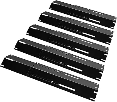 Unicook 5PCS BBQ Heat Shield 29.8-53.3 cm Porcelain Steel Universal