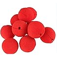 he andi 12pcs Foam Clown Nose Circus Party Halloween Costume Red Red,