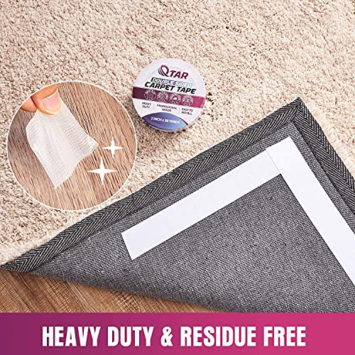 Removable Double Sided Carpet Tape, Heavy Duty Sticky tape, 2 Inch X 15