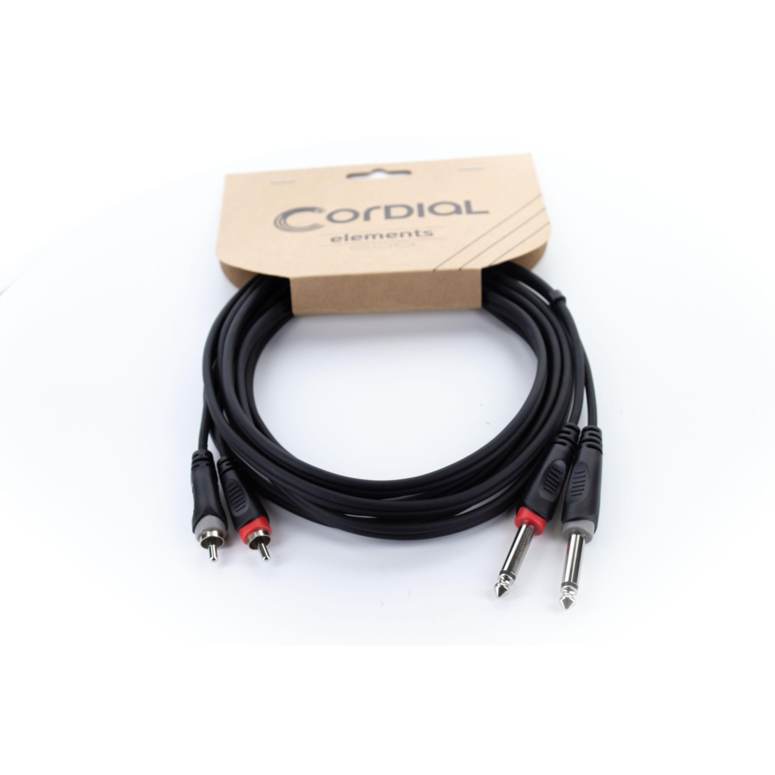 Cordial 6m Dual Jack Mono to RCA Audio Cable