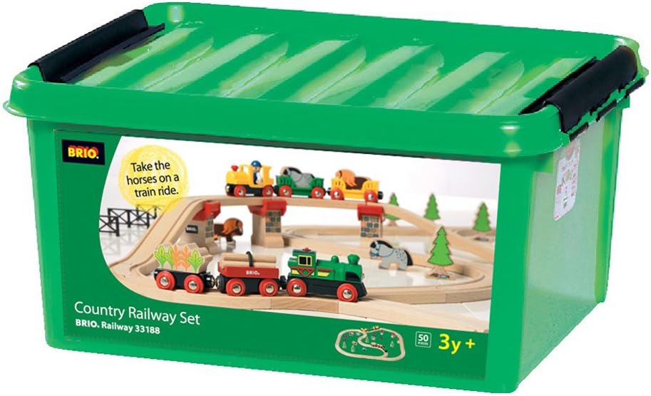 brio rail and road city set