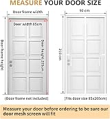 LAIJIANG Reinforced Cat Screen Door 90x210cm Thickened Mesh with Zipper view 2
