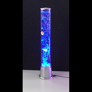 LED Illuminated Bubbling Water Lamp 