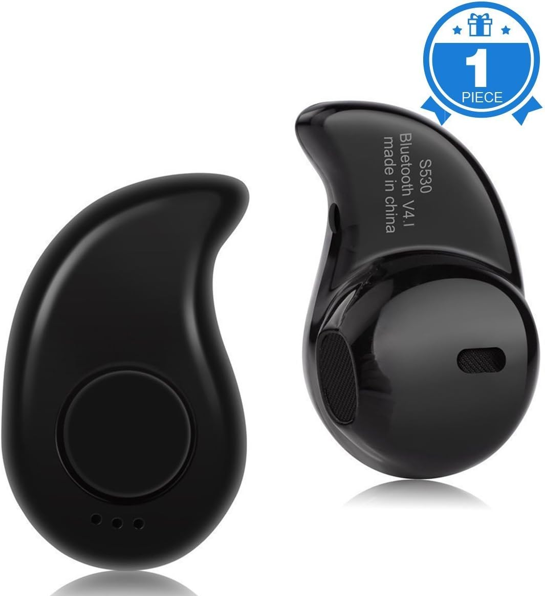 iNepo Bluetooth Headphone Wireless Earbud V4.1 Stereo Earphone with Mic for iPhone iPad Samsung Galaxy LG Huawei Other Bluetooth Devices (Black) …
