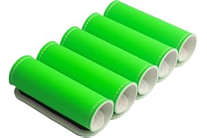 BAGSWEET Luggage Handle Wrap-5 Pack Luggage Handle Wraps for Suitcase/Carry on/Bag/Car Neon Luggage Identfiers Travel Accessories for Luggage (Neon Green)