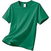 PATPAT Boys Plain Basic Tees 5-16 Years Cotton Solid Short Sleeve Crewneck T Shirts Teen Boys Summer Clothes
