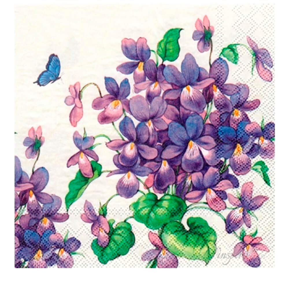 Ambiente Paper Napkins Lunch / Party Appro. 33x33cm Viola