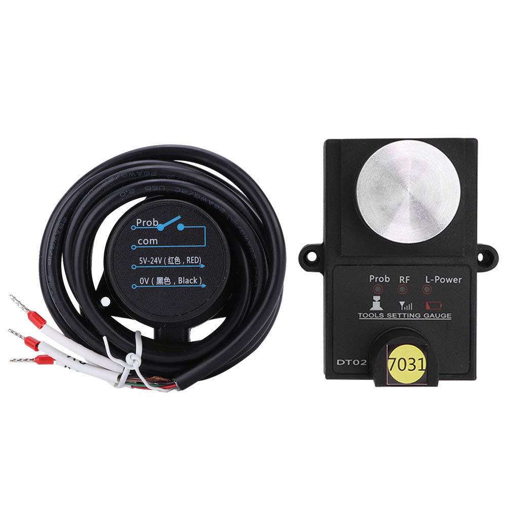CNC Tool Setting Touch Plate Probe Block Universal Wireless Tool Setting Gauge DT02-3 CNC Router Mill Engraving Machine Auto-Check Tool Setting Accessory