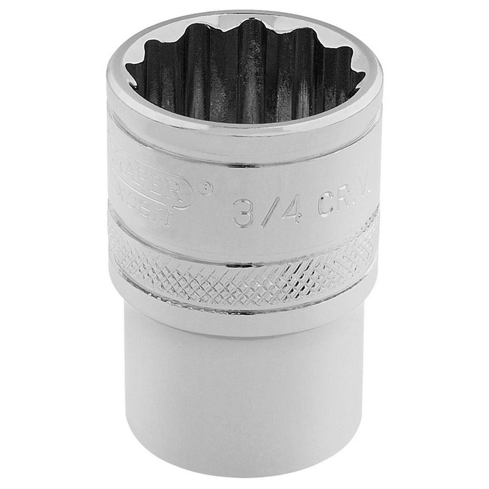 Draper 49481 Square Drive Hi-Torq 12 Points Socket 3/8" Length