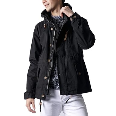 Amazon ジェネレス マウンテンパーカー メンズ ツイル 綿100