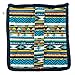 Blue Essential Oil Bottle Carrying Case - 30 Bottles of 5ml, 10ml, or 15ml Sizes for Storing & Traveling by Diffusing Essentials™ - Neon Navajo Aztec Fabric