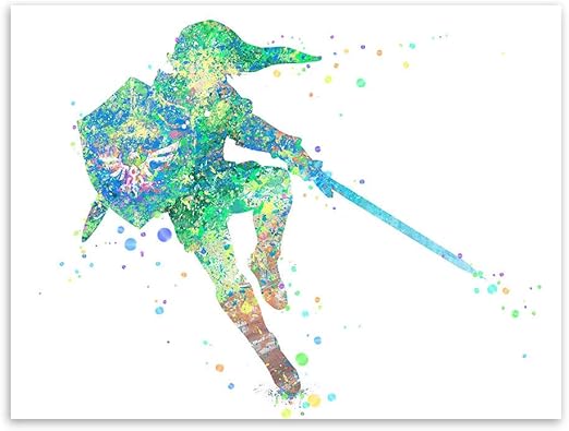 Amazon 北欧プリント シンプルなスタイル ゼルダの伝説の剣 ポップ アニメゲーム アートプリント ポスター 壁絵 Hd キャンバスペイント フレームなし ホームデコレーション 18x24inx1pcs Nyb Dy 4918 アートフレーム ポスター オンライン通販