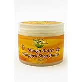 Mine Botanicals Whipped Body Butter with Mango Butter 8 oz, Moisturizing, Nourishing