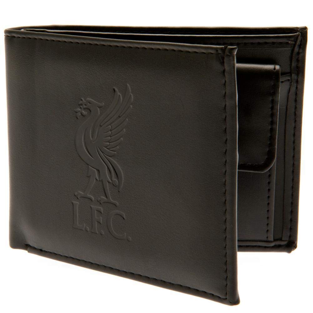 Liverpool FC Debossed Wallet (One Size) (Black)