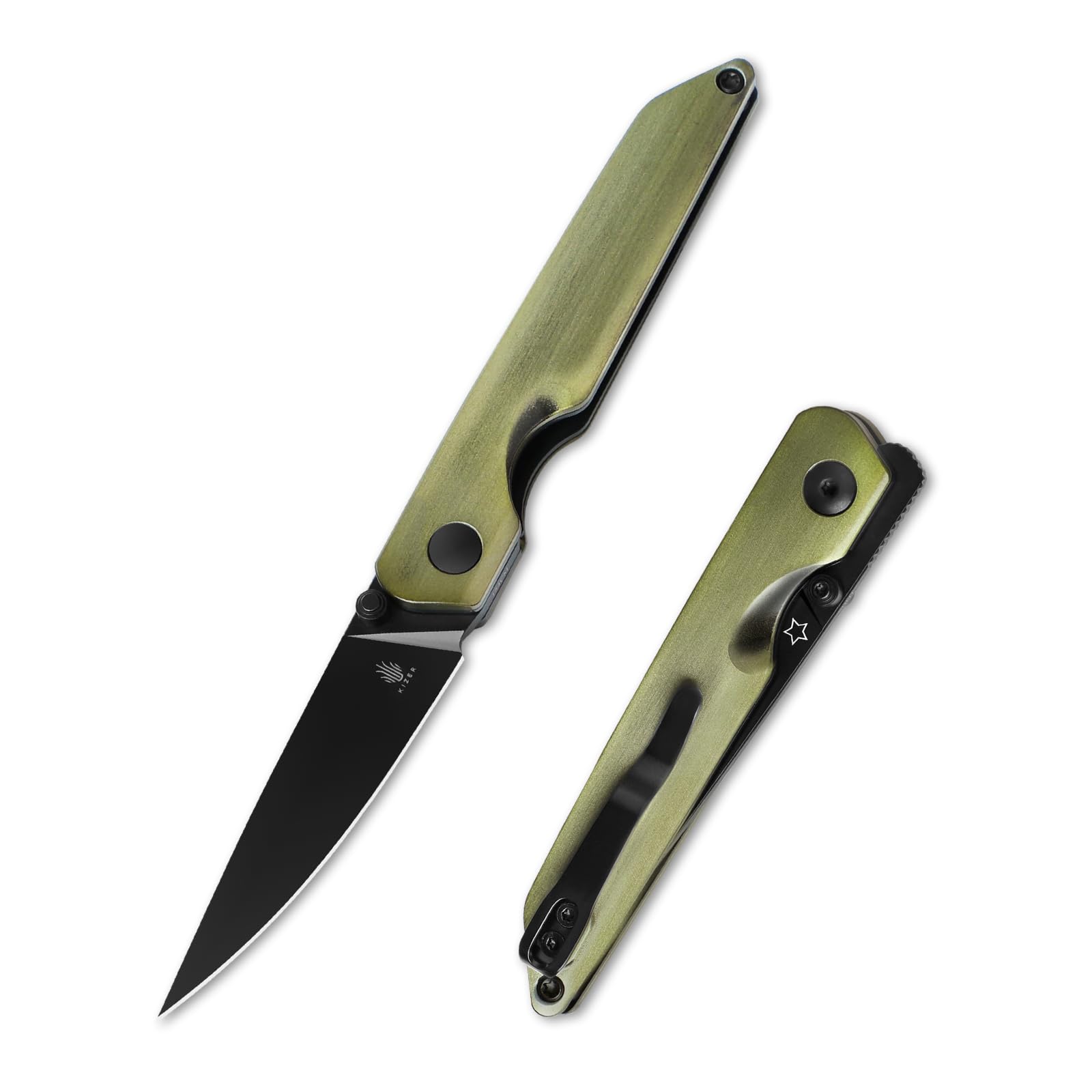 Kizer Shot Pocket Knife, 2.88" 154CM Blade EDC