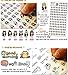 6 Sheets Craft Sticker, Marrywindix Tech Decorative Scrapbooking Diary Album Sticker Adhesive #4