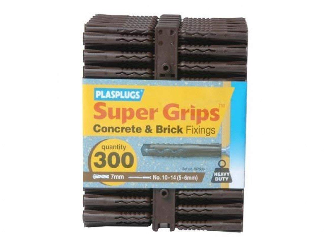 PLASPLUGS PLABP539 Plastic & Nylon Wall Plugs