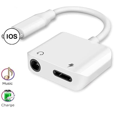 Jack Headphone Adapter and Charger for iPhone Kuwait