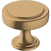 Amerock | Cabinet Knob | Champagne Bronze | 1-1/2 inch (38 mm) Diameter | Exceed | 1 Pack | Drawer Knob | Cabinet Hardware
