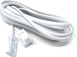 DRUT BT to BT 4 Wire Cable 431A Male to Male 3m 10ft White