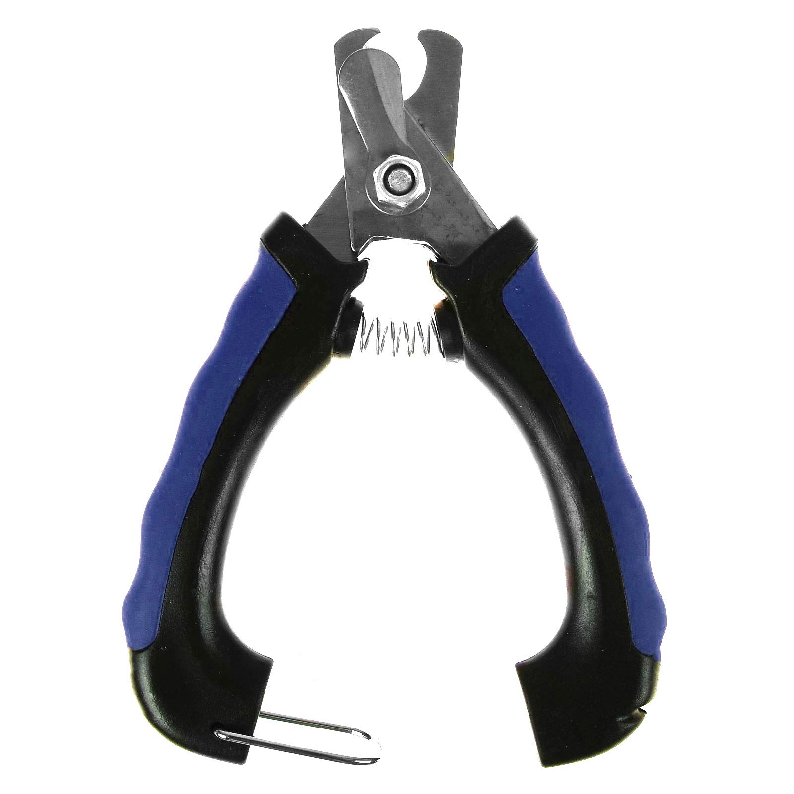 6" Dog Nails Clippers Claw Trimmer Dog Nail Grinders Razor Blade Scissor for Pet Grooming with Safety Guard - Ideal for Medium to Large Dog Breeds (Blue)