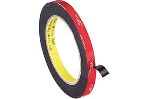 Heavy Duty Double Sided Tape, Heavy Duty Mounting Waterproof Foam Double Sided Tape, Car and Home Office Decoration (9.8FT x1