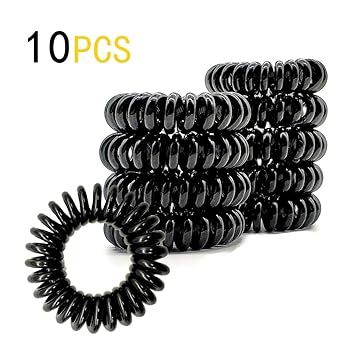 Amazon Com Xloey Spiral Hair Ties Coil Hair Ties Phone Cord