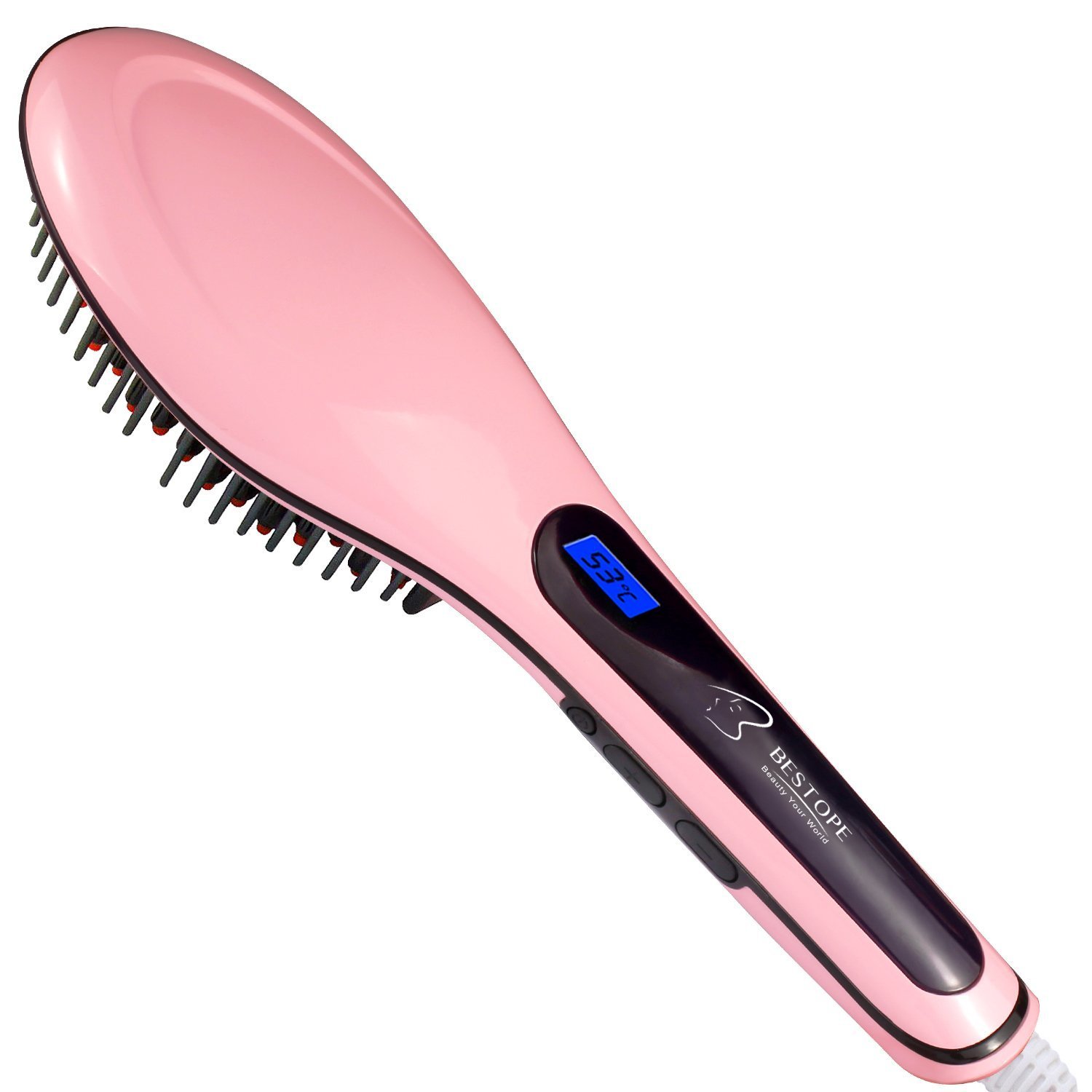 Buy Getbetterlife Brush Hair Straightener Best Anti Scald Anti