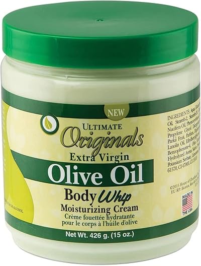 Originals by Africa's Best Ultimate Organic Olive Oil Body Whip Moist Cream 426g