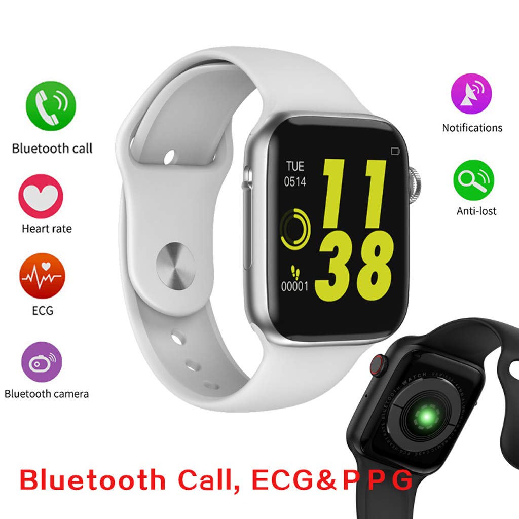 Amazon.com: Smart Watch, W34 Bluetooth Call Smart Watch ECG ...
