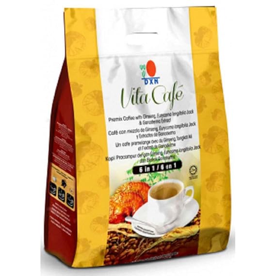 2 Paquetes DXN Vita Cafe 6 en 1 saludable Ganoderma Café