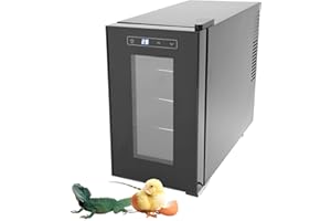 KITNEED Reptile Egg Incubator 23L 110V 10-40°C Scientific Automatic Digital Reptile Egg Incubator Reptile Egg Incubator W/Precise Temperature Control LED Display 20.47 * 10.04 * 18.3in