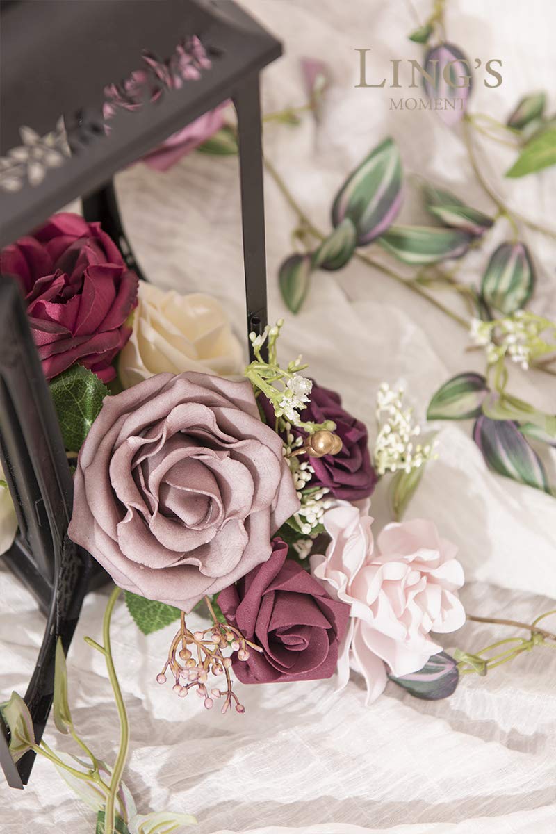 Home Decor Elegant Blush Lings Moment Elegant Blush Artificial Wedding Flowers Combo For Diy Bouquets Centerpieces Flower Arrangements Decorations Home Kitchen