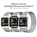 Simpeak Frame Compatible with Fitbit Blaze, Pack of 3,Stainless Steel Metal Frame Replacement for Fitbit Blaze, Black, Silver, Rose Gold