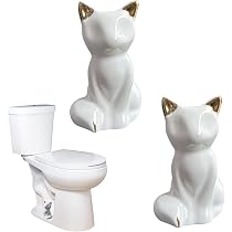 Beaspecal 4Pcs Toilet Bolt Caps With Elegant Colorful Parttern,Nature Flower Plant Toilet Bowl Bolts Covers For Bathroom Decoration 4Pcs