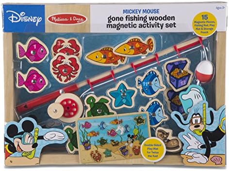 melissa and doug magnetic wooden fishing game