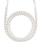 USB to USB C Cable for iPhone 17 Charging Cord 3.3FT Beaded Pearls iPhone Charger Cord for iPhone 17 16 15 Plus Pro Max Air 16E Type C Charger Fast Charging Cable for Samsung Galaxy S25 S24 iPad 10th