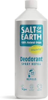 Salt Of The Earth 1000 ml Unscented Natural Deodorant Refill UK Vegan
