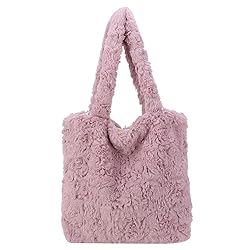 Plush Underarm Bag Ladies Fluffy Shoulder Bag Women