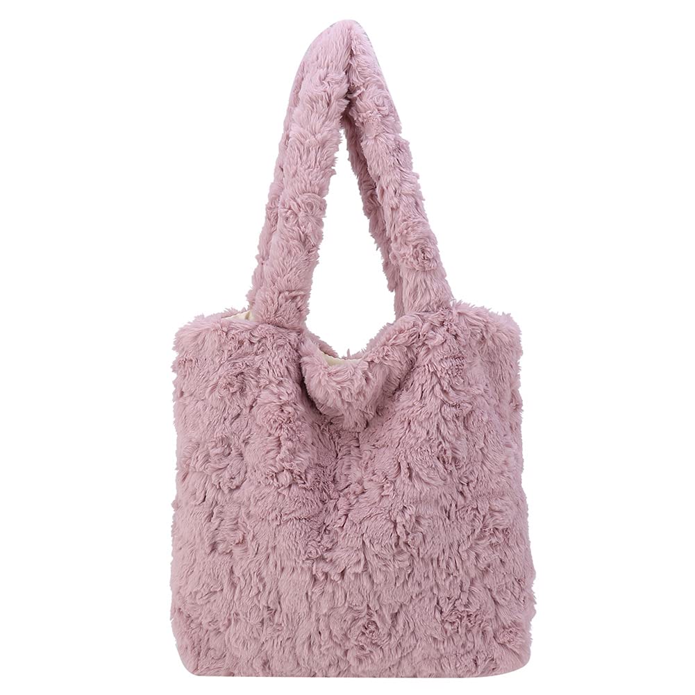 Plush Underarm Bag Ladies Fluffy Shoulder Bag Women