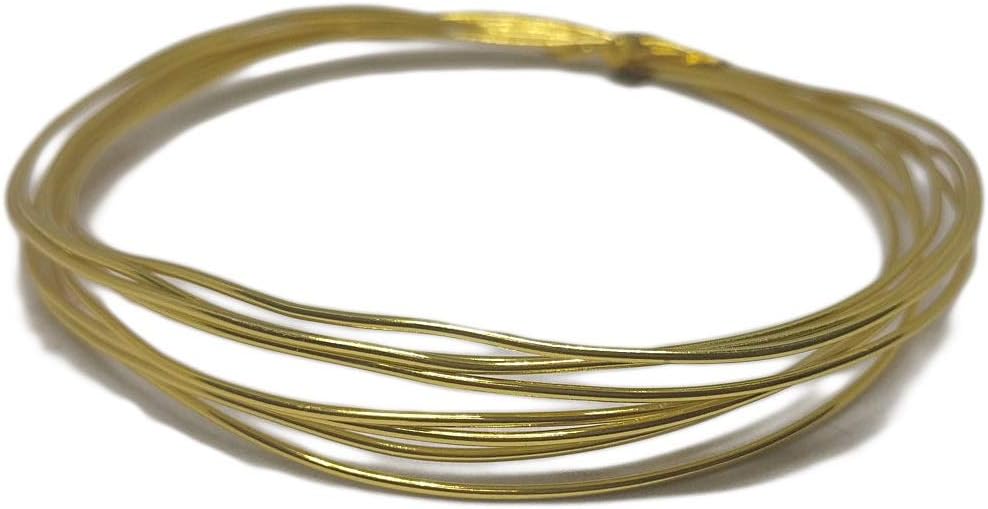 Aumni CraftsAumni Crafts Wires for Wrapped Jewellery Making 0.8 mm 20 Gauge Wire (Sold as 1 roll, 10 Metres per roll) Colour 2 > Gold Colour