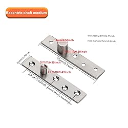 2 Pack Stainless Steel 180 Rotation Hidden Door