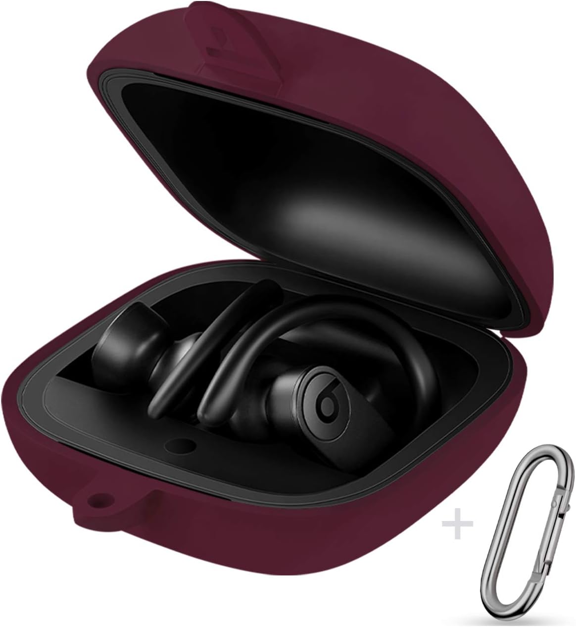 GEAK Portable Powerbeats Pro Case, 360° Protection Shockproof Soft