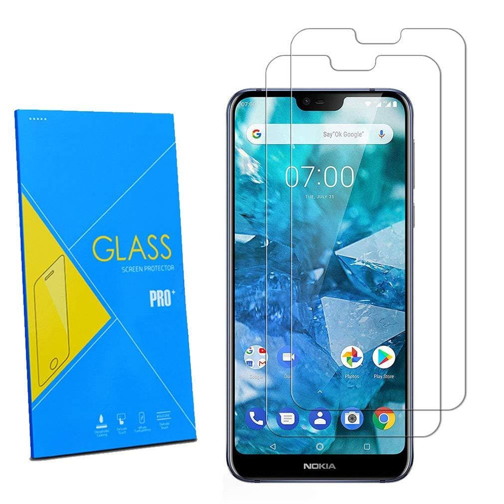 [2 Pack] Nokia 7.1 5.84" 2018 Screen Protector - Tempered Glasses Screen Guard Protector FILM For Nokia 7.1