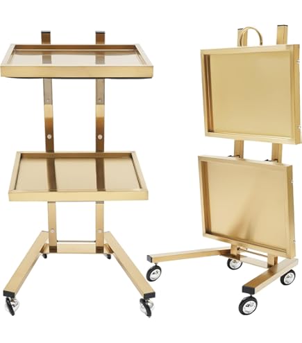 Multipurpose 2-Tray Utility Cart On Wheels Stainless Steel Cart - Primo Supply L Curated Problem - View #8