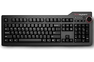 Das Keyboard 4 Professional Mechanical Keyboard - High Performance Soft Tactile Feedback - Enhanced 104 Key Layout - Cherry M
