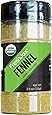 FreshJax Premium Organic Spices, Herbs, Seasonings, and Salts (Certified Organic Fennel Seed Powder - Large Bottle)