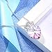 Angelady Gemstone Created Infinity Pendant Necklace Gifts for Women Girls Crystals from Swarovski (5) Young Girlfriend Birthday Graduation Gifts Necklace Party Queen Thanksgiving Mom Jwewlry Present