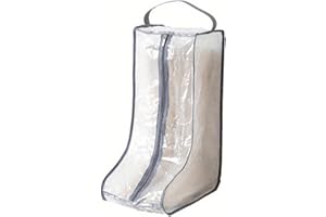 Portable Short Boots and Tall Boots Storage or Protector Bag,Shoe Dust Bags,Shoe Sleeves for Travel,Clear Boots Cover,Shoes P